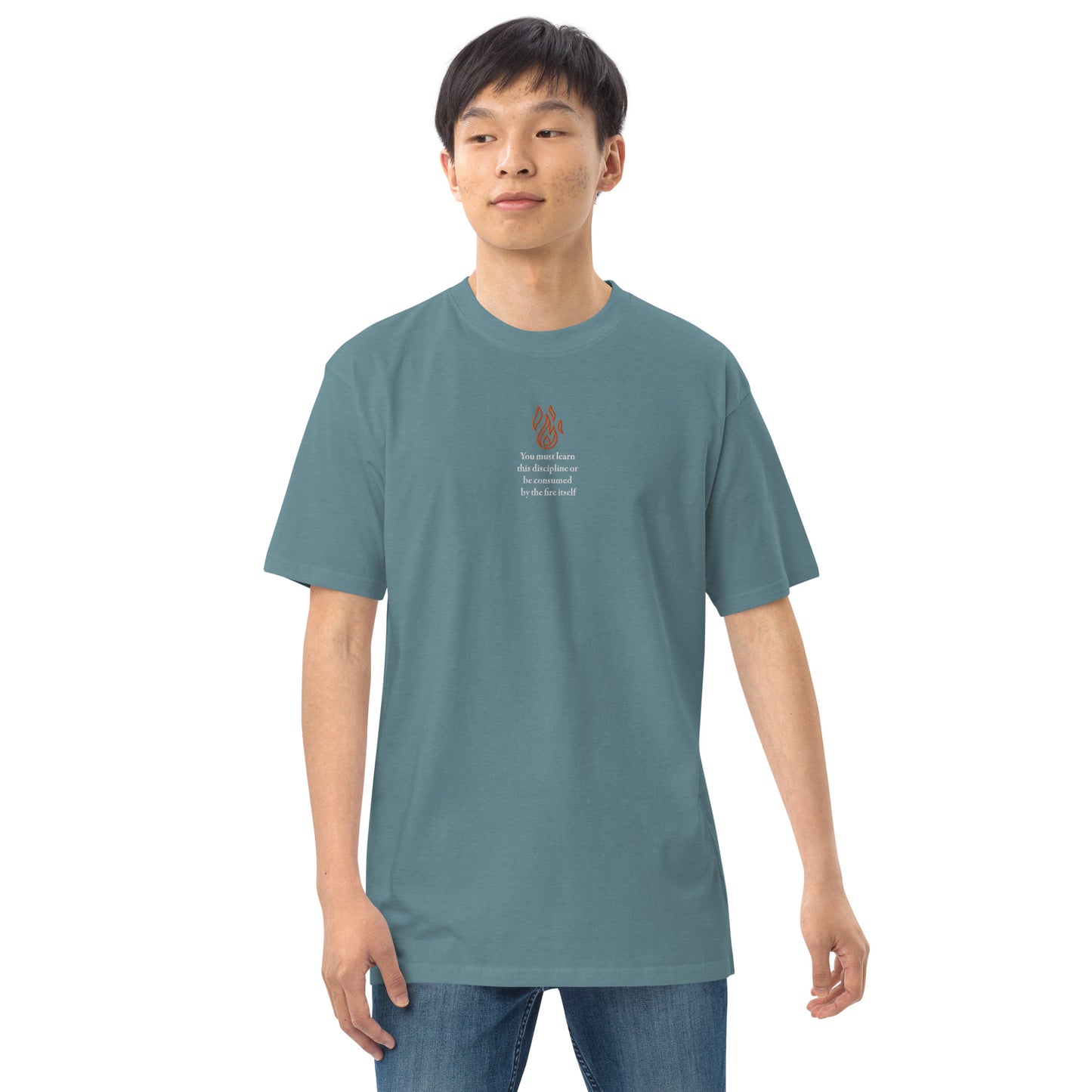 The Fire Itself Men’s premium heavyweight tee