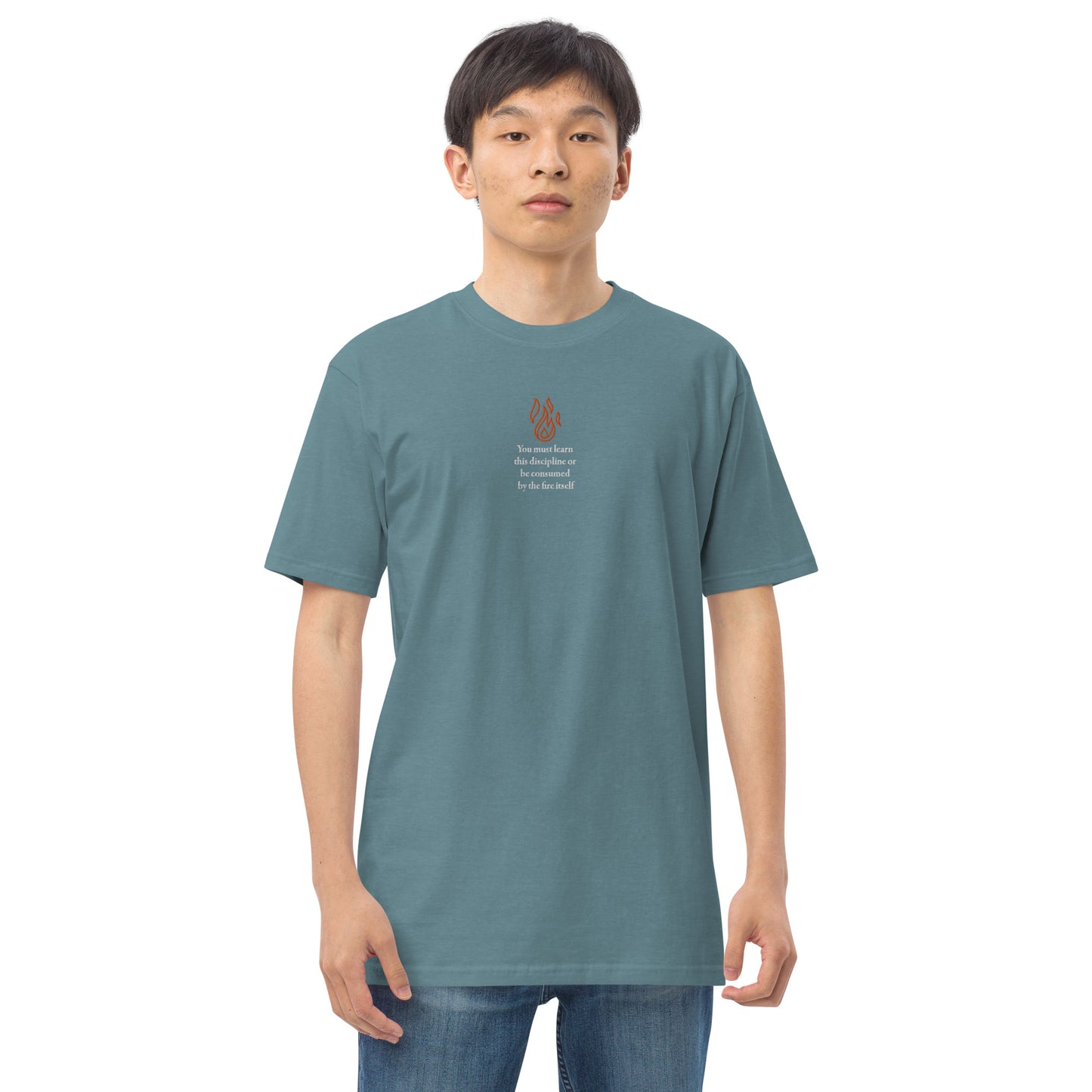 The Fire Itself Men’s premium heavyweight tee