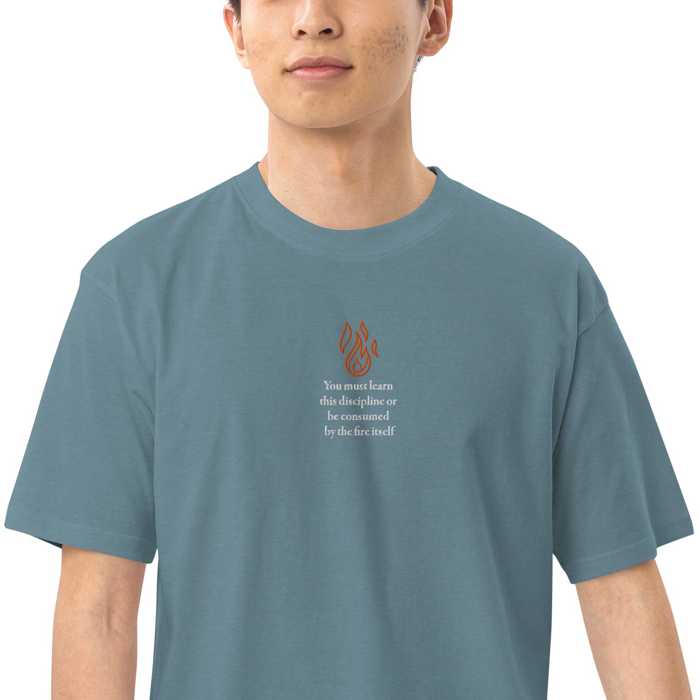 The Fire Itself Men’s premium heavyweight tee