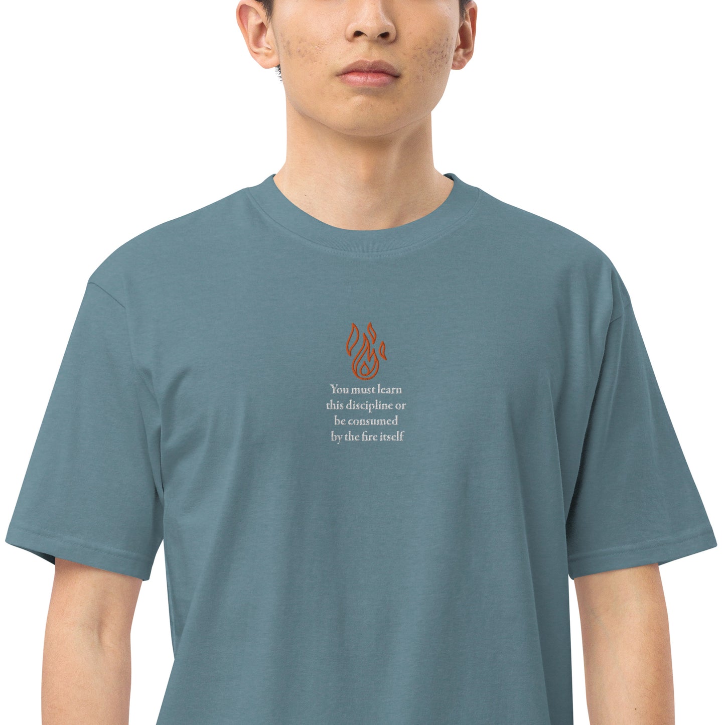 The Fire Itself Men’s premium heavyweight tee
