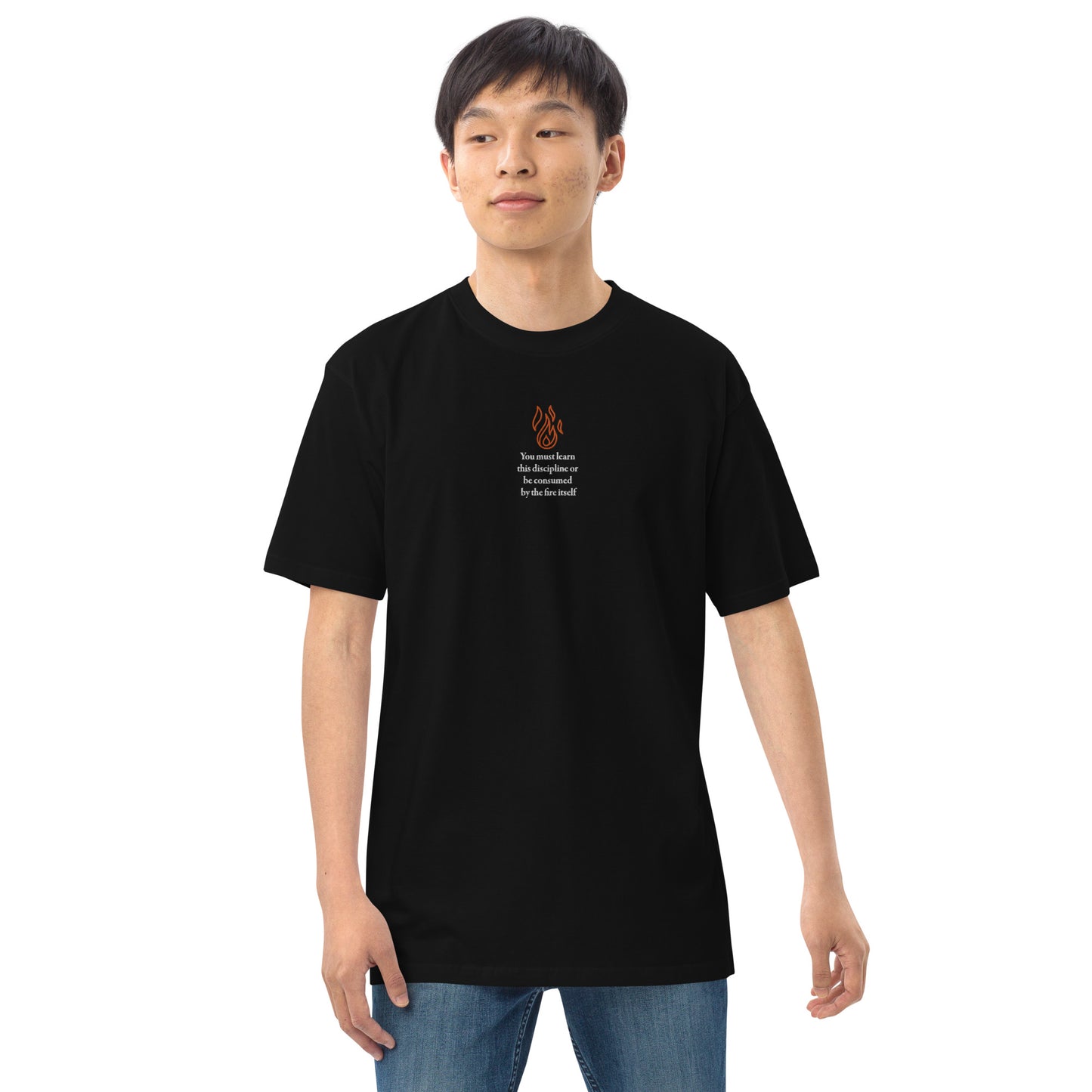 The Fire Itself Men’s premium heavyweight tee