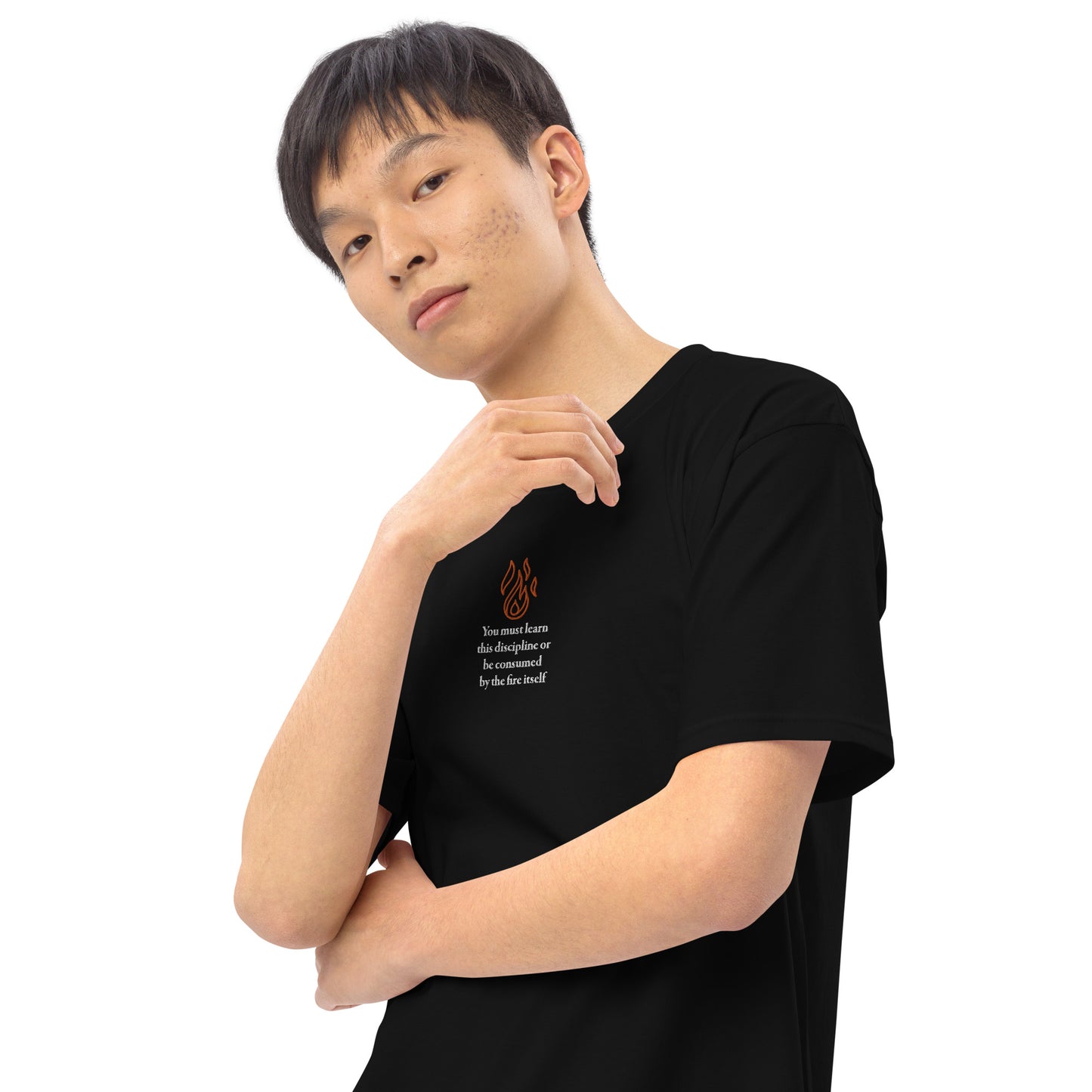 The Fire Itself Men’s premium heavyweight tee