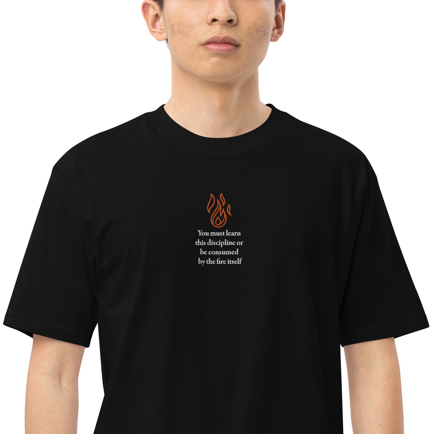 The Fire Itself Men’s premium heavyweight tee