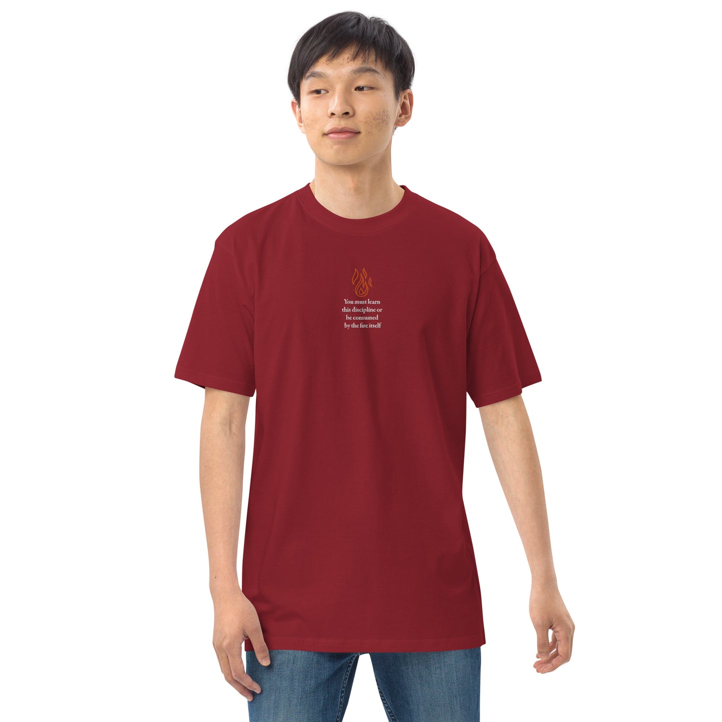 The Fire Itself Men’s premium heavyweight tee
