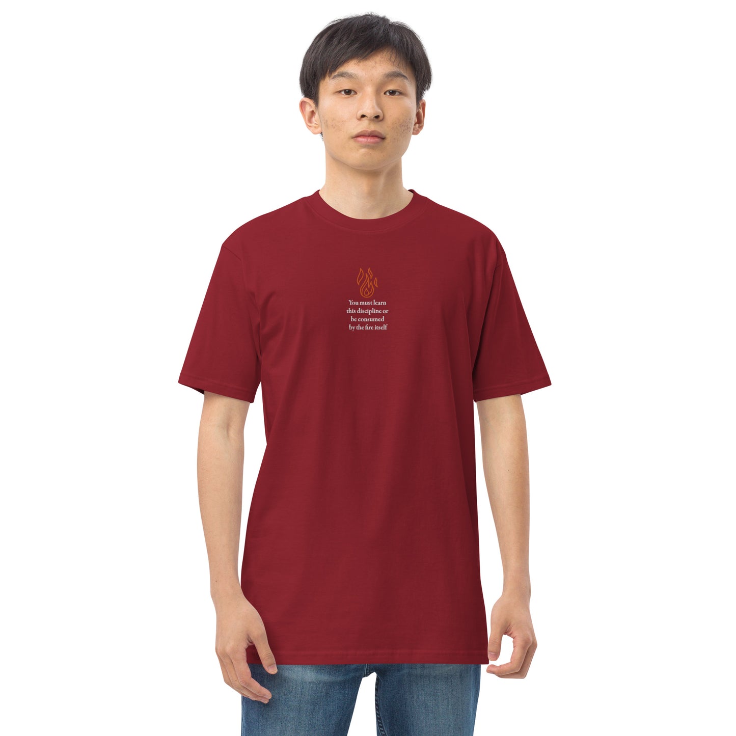 The Fire Itself Men’s premium heavyweight tee