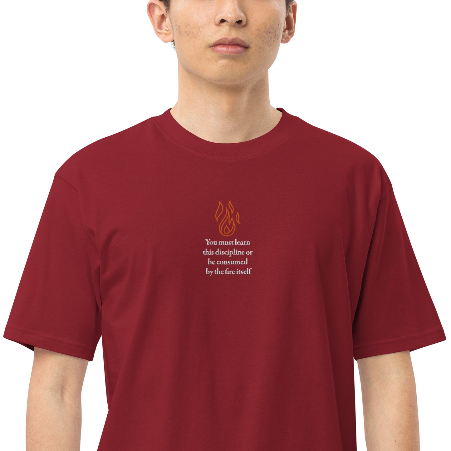 The Fire Itself Men’s premium heavyweight tee