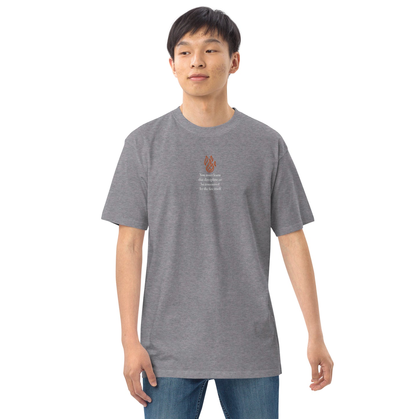 The Fire Itself Men’s premium heavyweight tee