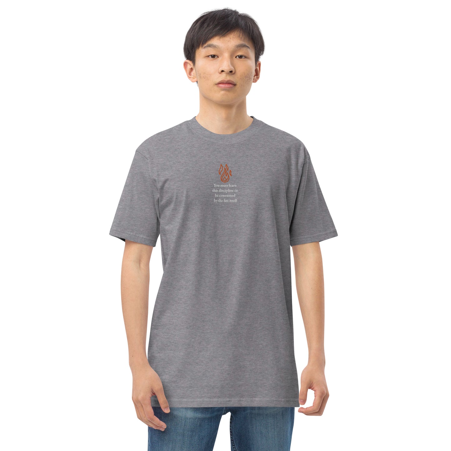 The Fire Itself Men’s premium heavyweight tee