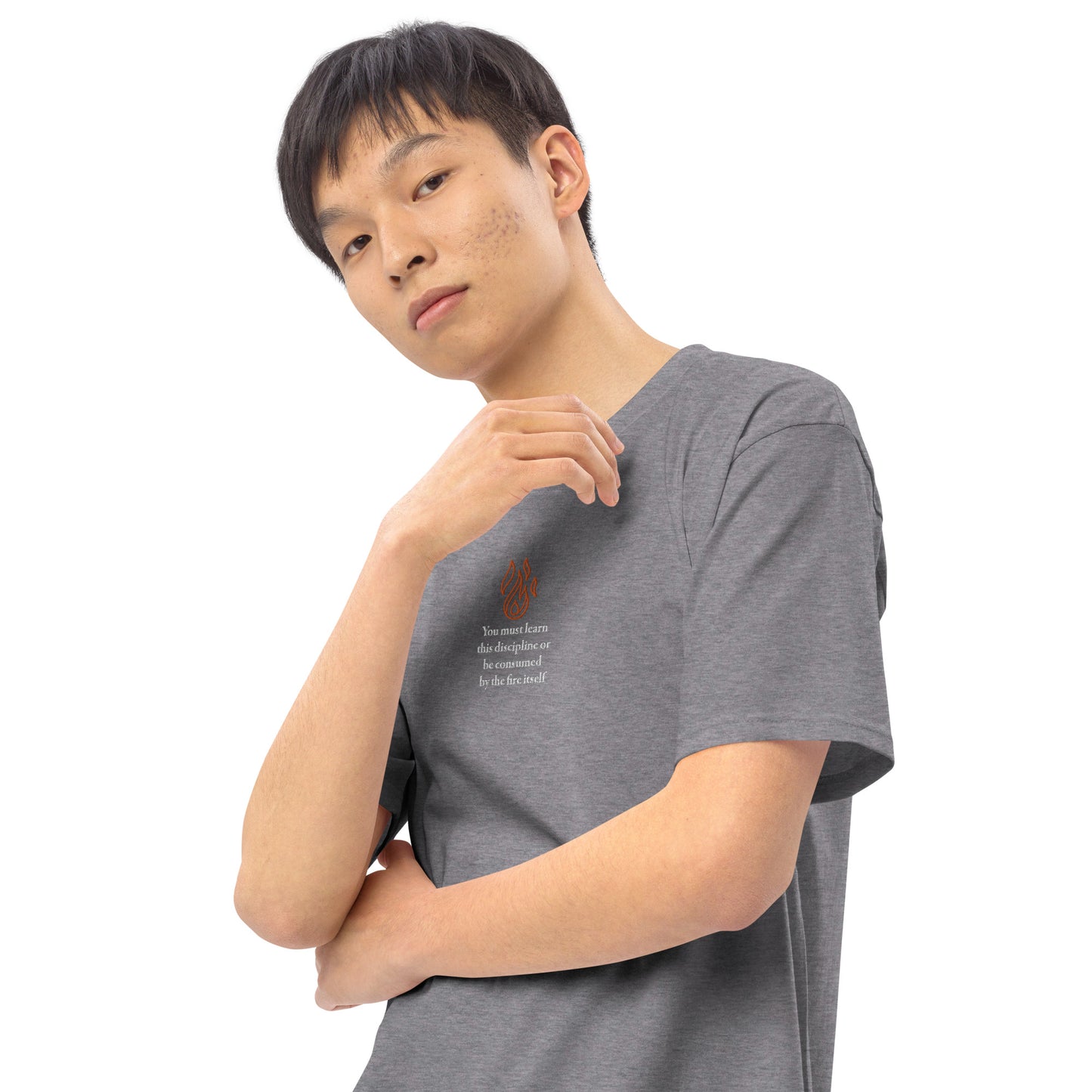 The Fire Itself Men’s premium heavyweight tee
