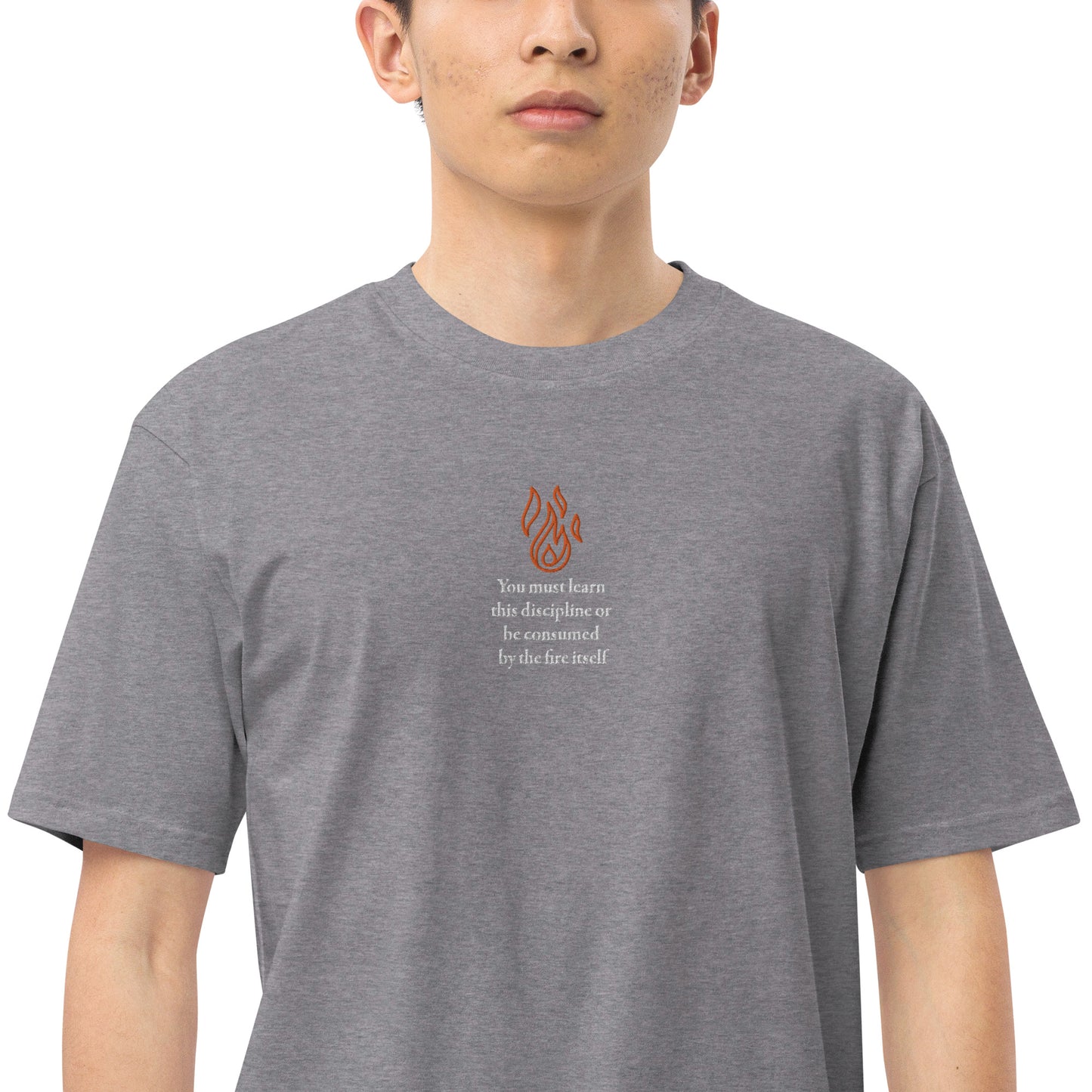 The Fire Itself Men’s premium heavyweight tee