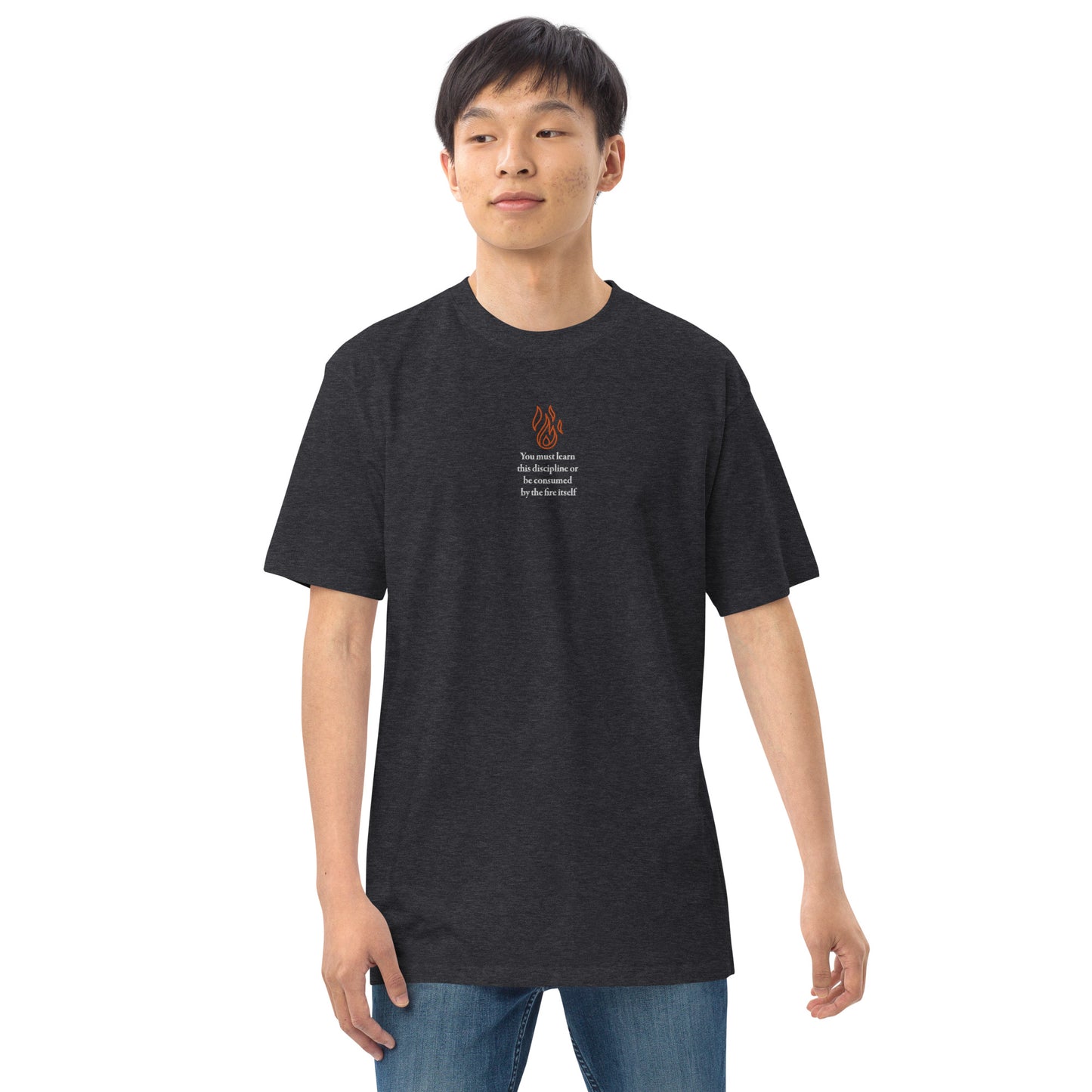 The Fire Itself Men’s premium heavyweight tee