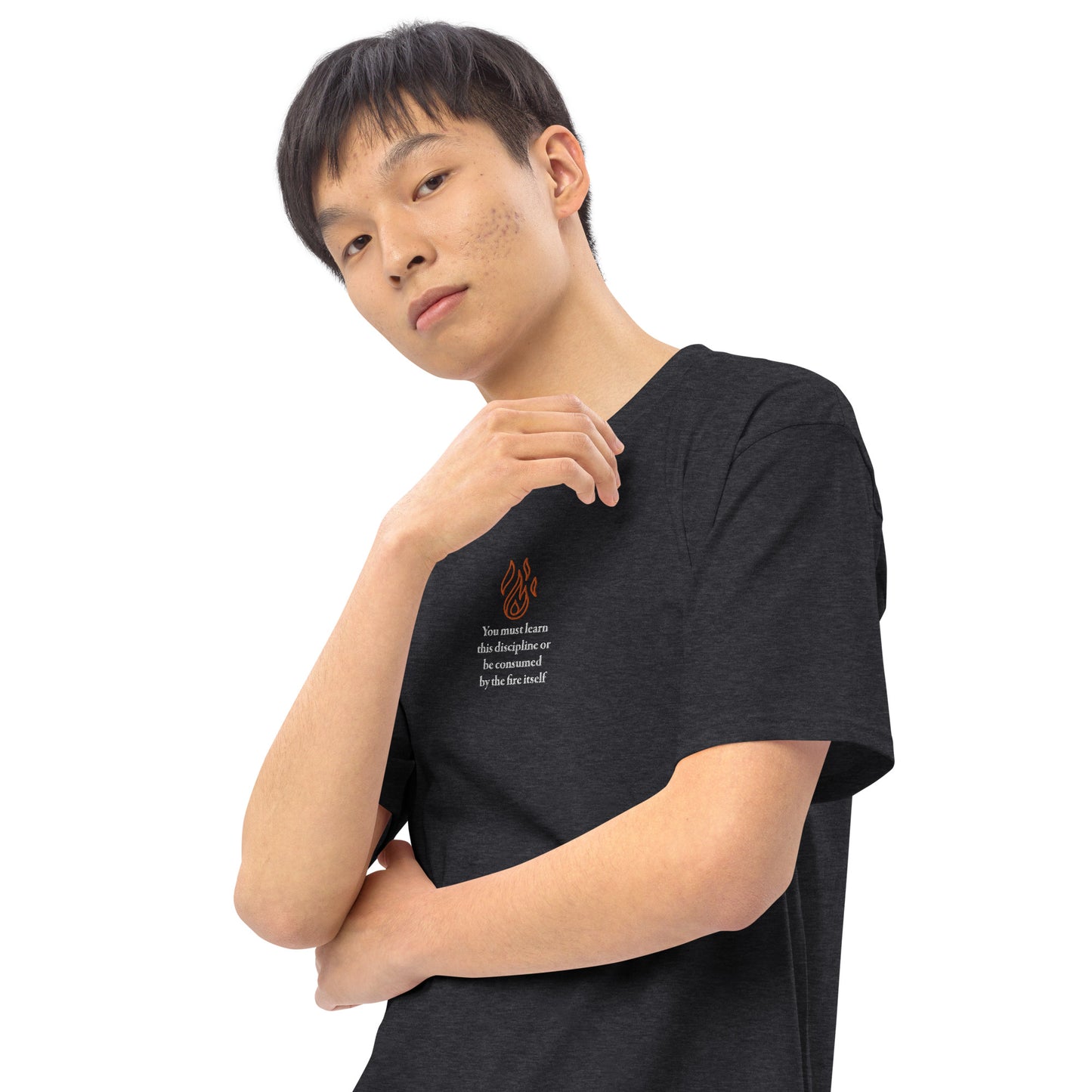 The Fire Itself Men’s premium heavyweight tee