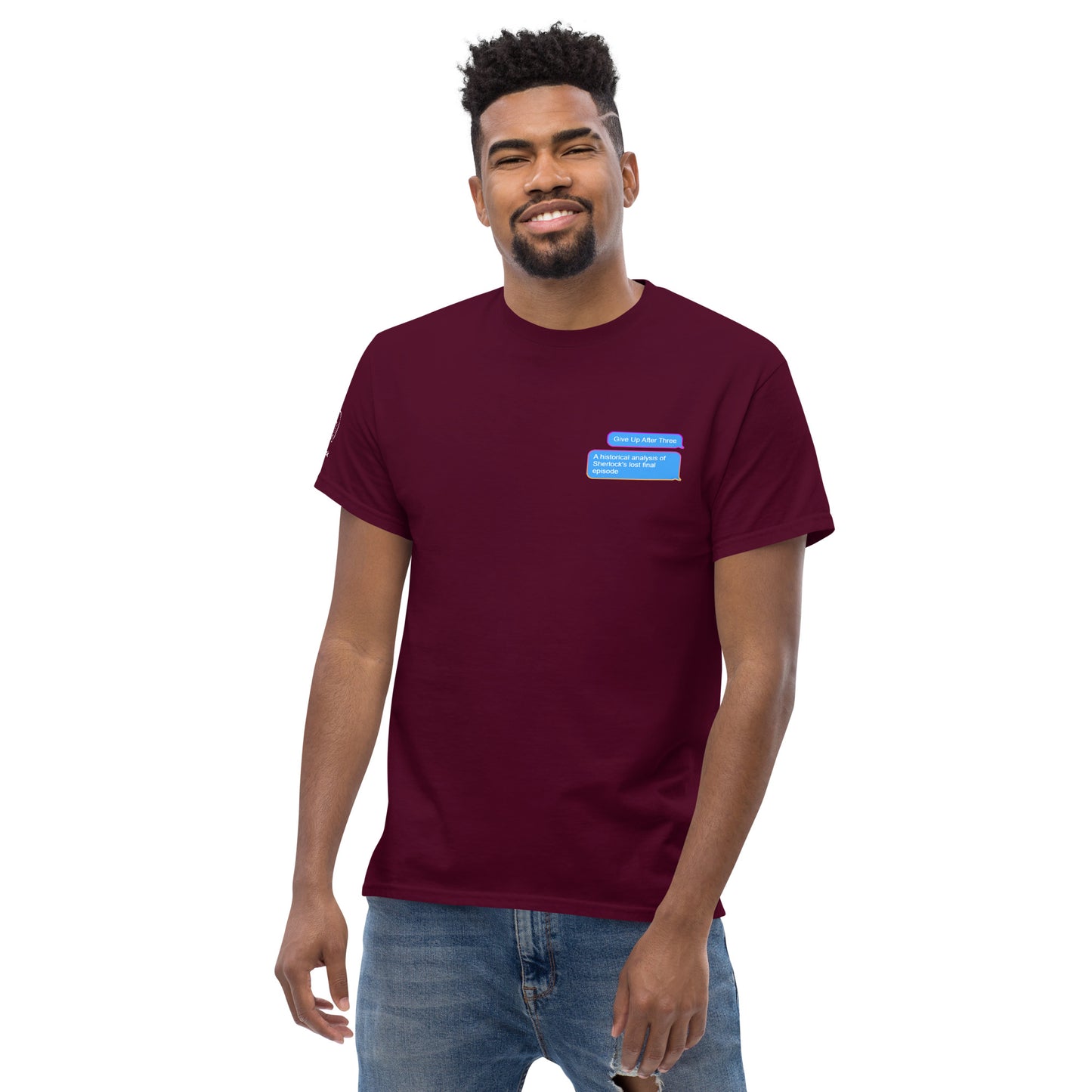"Give Up After Three" Pocket Tee